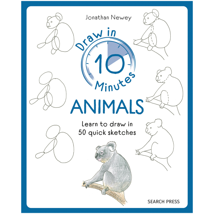 Draw in 10 Minutes: Animals in the group Hobby & Creativity / Books / Art Instruction Books at Pen Store (137218)