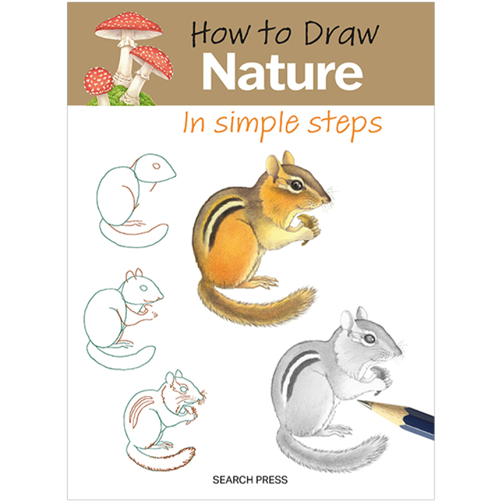 How to Draw: Nature in the group Hobby & Creativity / Books / Art Instruction Books at Pen Store (137224)