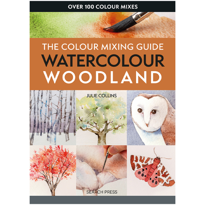 The Colour Mixing Guide: Watercolour Woodland in the group Hobby & Creativity / Books / Inspirational Books at Pen Store (137236)