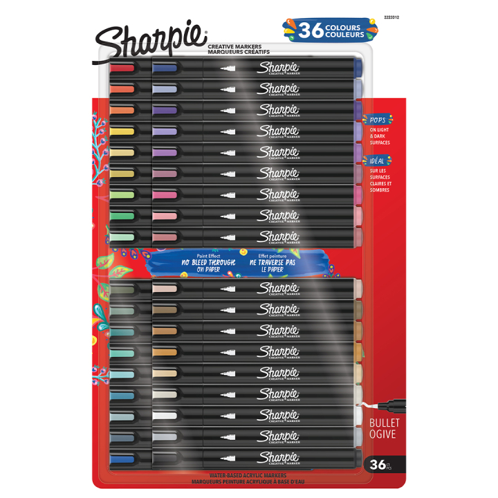 Creative Marker Bullet Tip 36-pack in the group Product series / Sharpie Creative Marker at Pen Store (137409)
