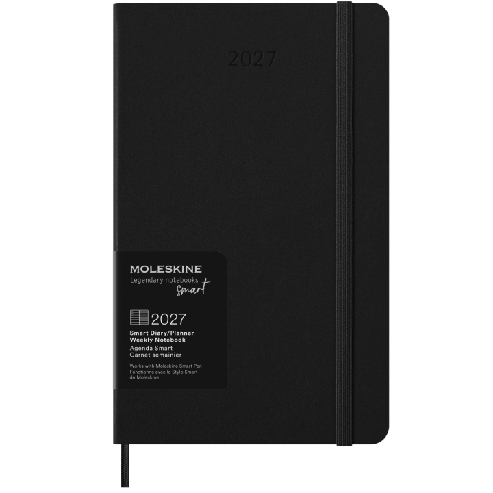 Planner 12M Smart PRO Digital Weekly Note 2027 Large Black in the group Paper & Pads / Planners / 12-Month Planners at Pen Store (137445)