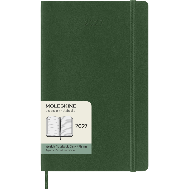 Planner 12M Weekly Notebook 2027 Softcover Large Myrtle Green  in the group Paper & Pads / Planners / 12-Month Planners at Pen Store (137453)