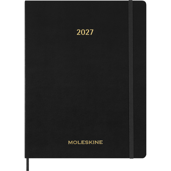 Planner 12M Weekly Vertical 2027 Essential Softcover XXL Black in the group Paper & Pads / Planners / 12-Month Planners at Pen Store (137472)