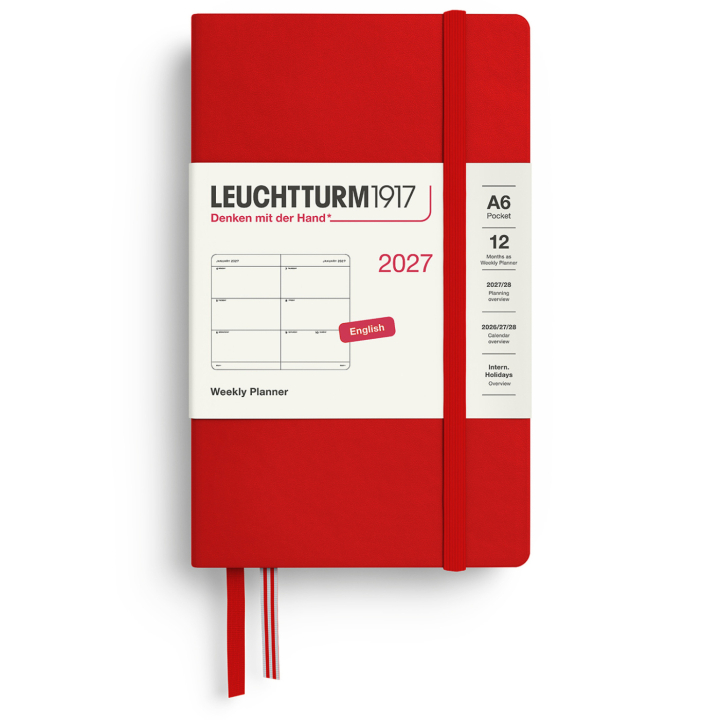 Planner Weekly Planner 2027 A6 Cherry in the group Paper & Pads / Planners / 12-Month Planners at Pen Store (137481)
