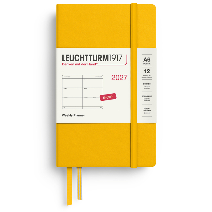 Planner Weekly Planner 2027 A6 Sunflower in the group Paper & Pads / Planners / 12-Month Planners at Pen Store (137482)