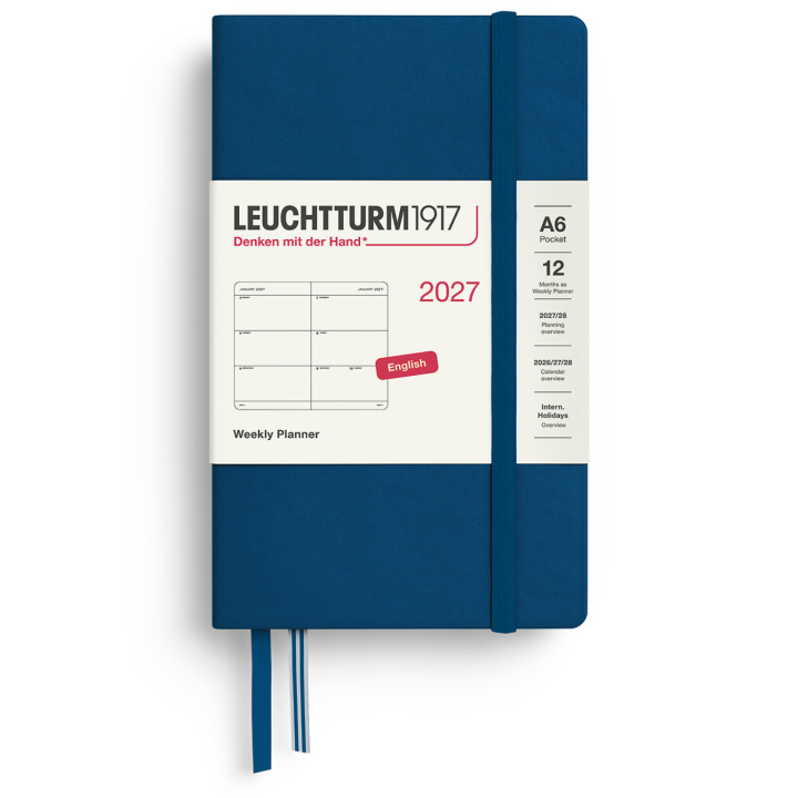 Planner Weekly Planner 2027 A6 Indigo in the group Paper & Pads / Planners / 12-Month Planners at Pen Store (137485)