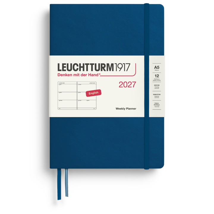 Planner Weekly Planner 2027 A5 Indigo in the group Paper & Pads / Planners / 12-Month Planners at Pen Store (137492)