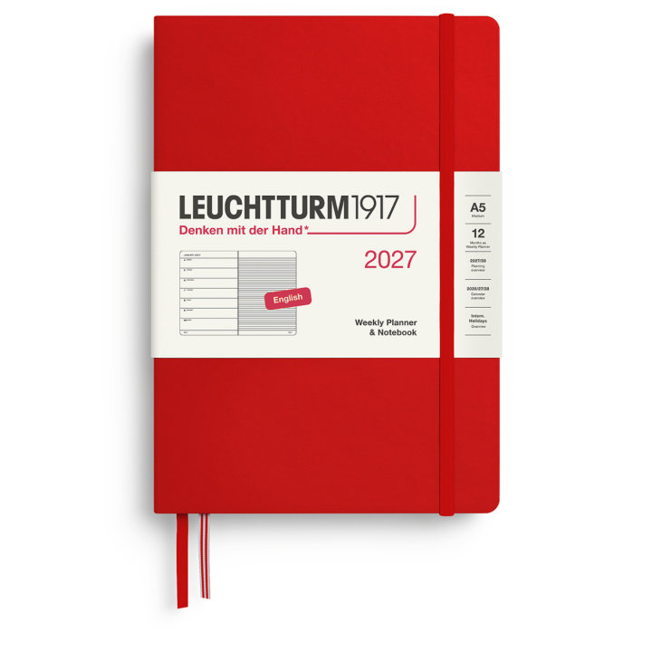 Planner Weekly Planner & Notebook 2026 A5 Cherry in the group Paper & Pads / Planners / 12-Month Planners at Pen Store (137516)