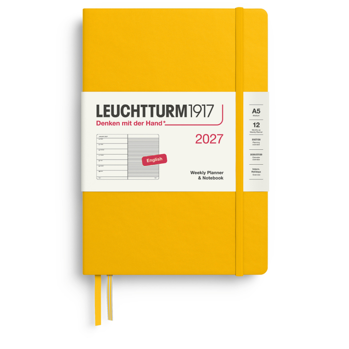 Planner Weekly Planner & Notebook 2026 A5 Sunflower in the group Paper & Pads / Planners / 12-Month Planners at Pen Store (137518)