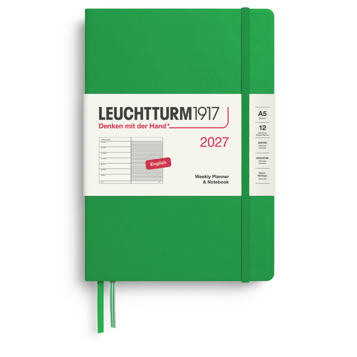 Planner Weekly Planner & Notebook 2026 A5 Spring Leaf in the group Paper & Pads / Planners / 12-Month Planners at Pen Store (137520)