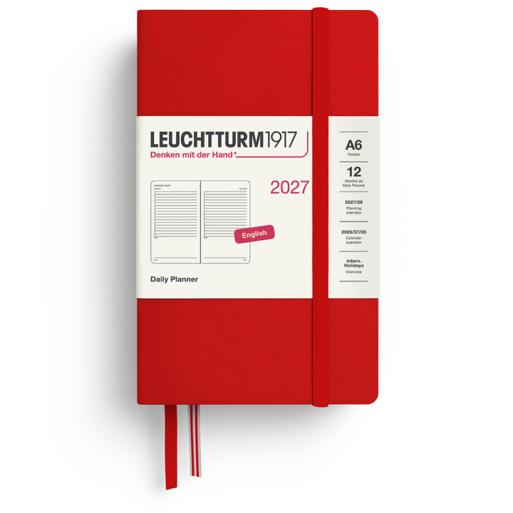 Planner Daily Planner 2027 A6 Cherry in the group Paper & Pads / Planners / 12-Month Planners at Pen Store (137534)