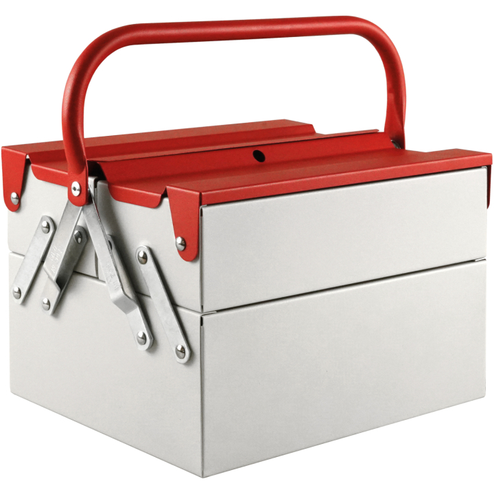 Toolbox Atena Grey/Red in the group Hobby & Creativity / Organize / Storage  at Pen Store (137547)