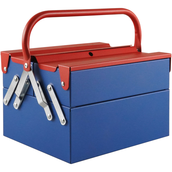 Toolbox Atena Blue/Red in the group Hobby & Creativity / Organize / Storage  at Pen Store (137551)