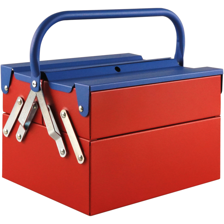 Toolbox Atena Red/Blue in the group Hobby & Creativity / Organize / Storage  at Pen Store (137552)
