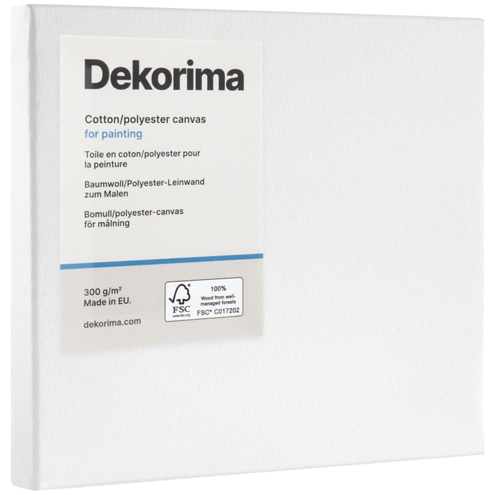 Canvas Cotton/Polyester 20x20 in the group Art Supplies / Studio / Artist Canvas / Acrylic canvas at Pen Store (137792)