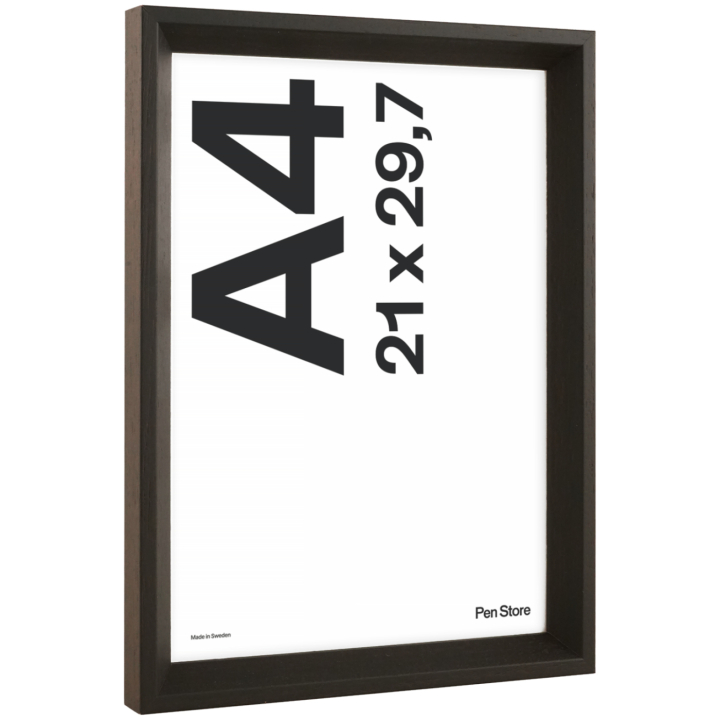 Espresso Wooden Frame 21x29,7 cm A4 in the group Hobby & Creativity / Organize / Frames / Brown frames at Pen Store (137894)