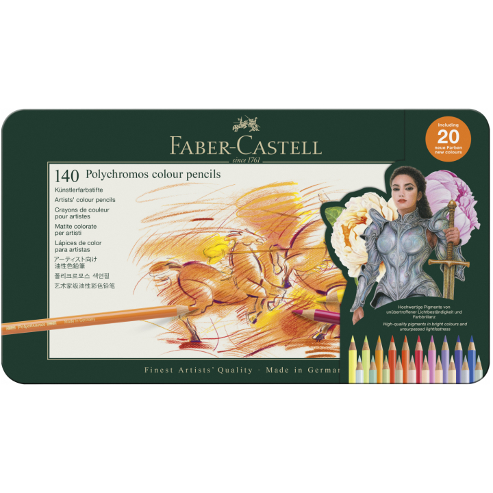 Colouring pencils Polychromos 140-set  in the group Pens / Artist Pens / Coloured Pencils at Pen Store (137959)