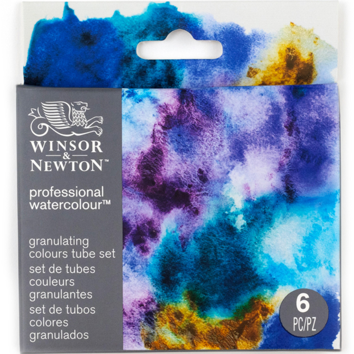 Professional Watercolour 5 ml Tubes Granualation 6-set in the group Art Supplies / Artist colours / Watercolour Paint / Watercolour in tube at Pen Store (138001)