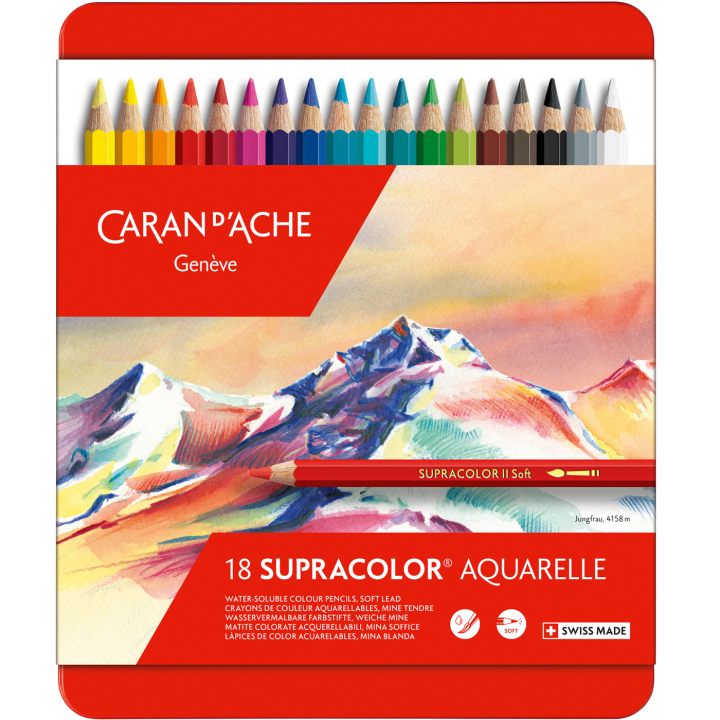 Supracolor Aquarelle 18-pack in the group Pens / Artist Pens / Watercolour Pencils at Pen Store (138049)