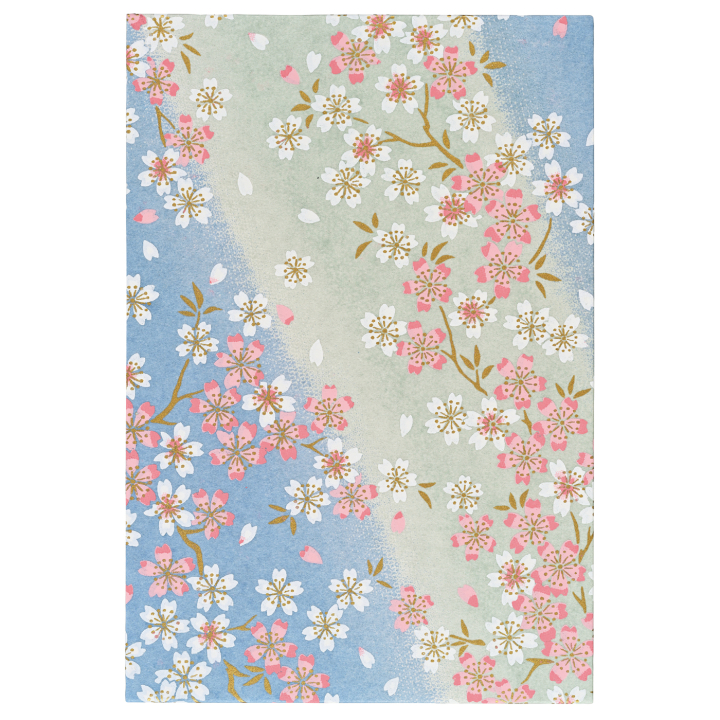 Notebook Goshuincho Blue Flower in the group Paper & Pads / Artist Pads & Paper / Sketchbooks at Pen Store (138160)