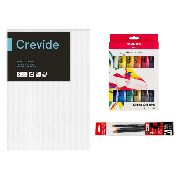 Acryl set in the group Art Supplies / Art Sets / Paint sets at Pen Store (2103_set)