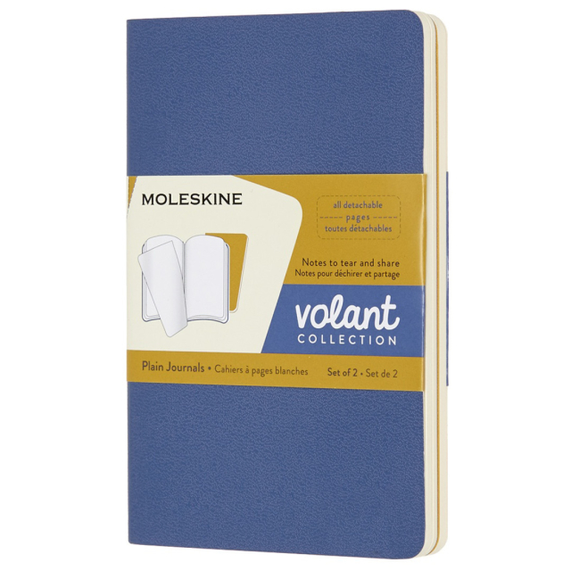 Volant Pocket Notebook Blue/Yellow