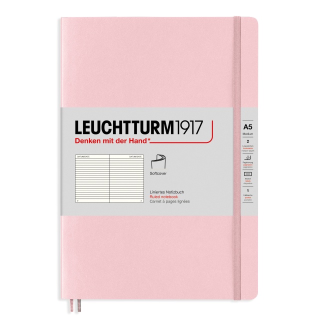 Notebook A5 Softcover Powder