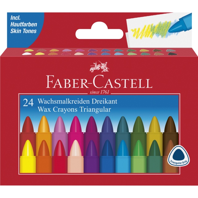 Wax Crayons - Set of 24