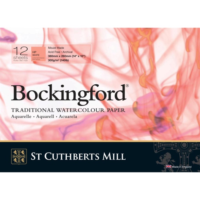 Bockingford Watercolour paper HP 300g 36x26cm
