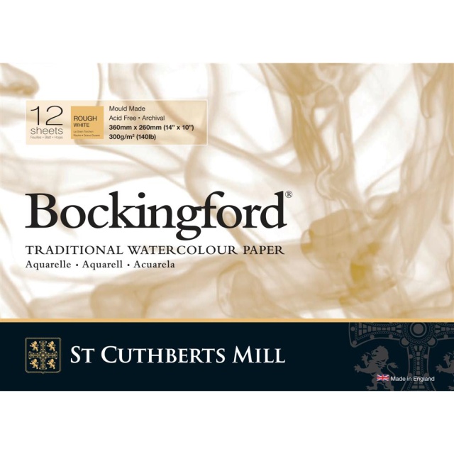 Bockingford Watercolour paper 300g 360x260mm Rough