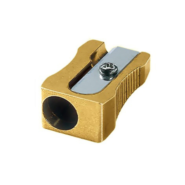 Sharpener Single Wedge Brass