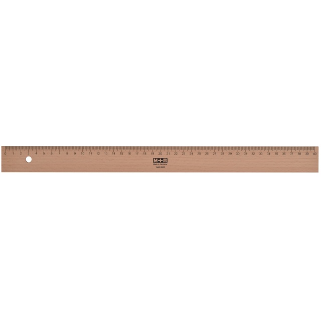 Wooden Ruler 40 cm
