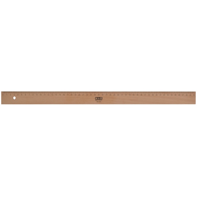 Wooden Ruler 50 cm