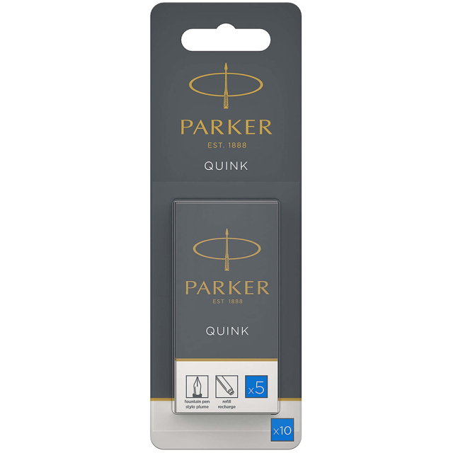 Quink Fountain pen refills 10-pack