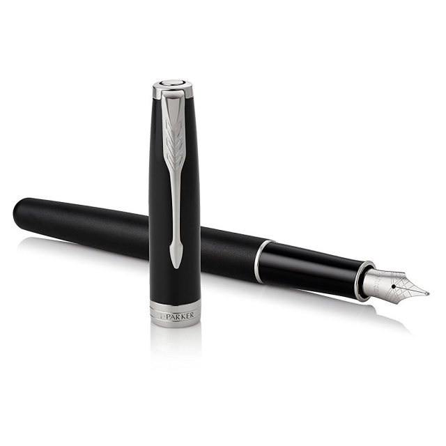 Sonnet Black/Chrome Fountain pen