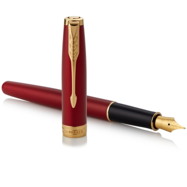 Sonnet Red/Gold Fountain pen