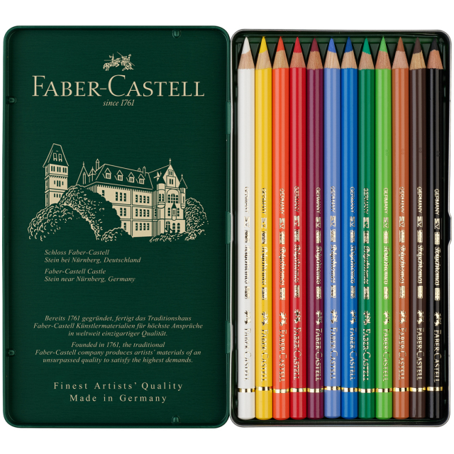 Coloring pencils Polychromos 12-set