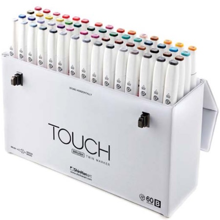 Touch Twin Brush Marker 60-set B