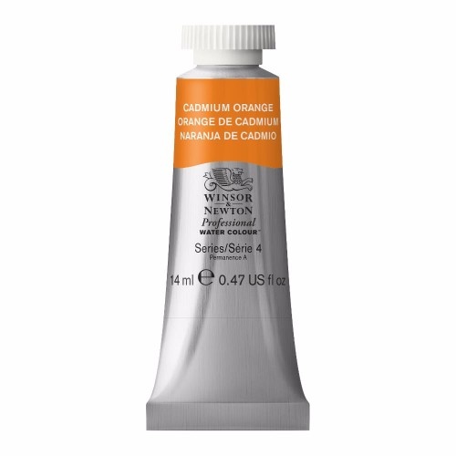 Professional Water Color Tube 14 ml (Serie 4) Cadmium scarlet 106 in the group Art Supplies / Artist colours / Watercolor Paint / Watercolour in tube at Pen Store (106833)