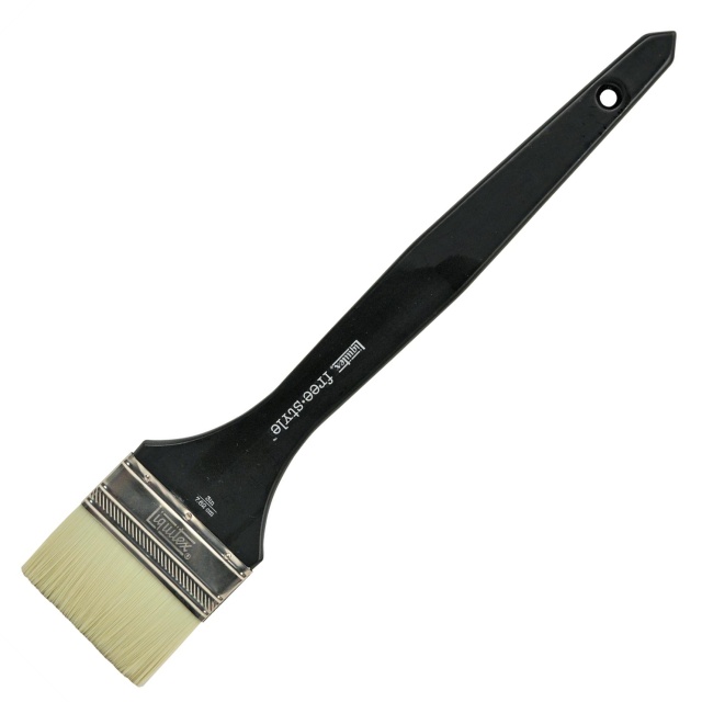 Freestyle Brush Broad Flat Long Handle St 3