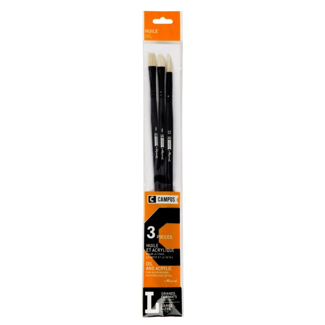 Hog Brush Campus Oil 3-set L