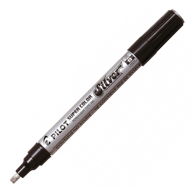 Super Color Marker Broad Silver in the group Pens / Office / Markers at Pen Store (109657)