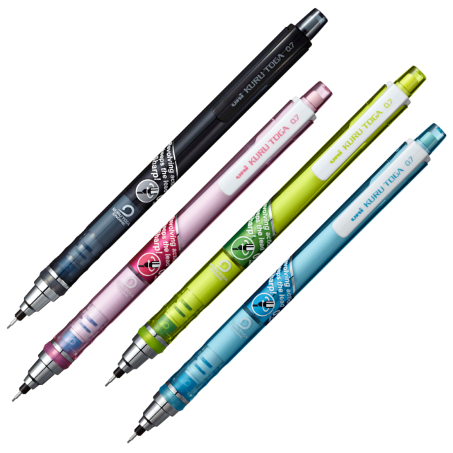 Mechanical pencil Kuru Toga 0,7 mm Green in the group Pens / Writing / Mechanical Pencils at Pen Store (110178)