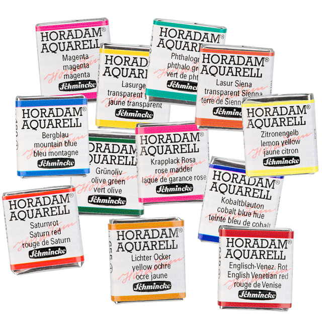 Horadam Aquarell Half-pan (Price group 1) 102 permanent Chinese white in the group Art Supplies / Artist colours / Watercolor Paint at Pen Store (110474)