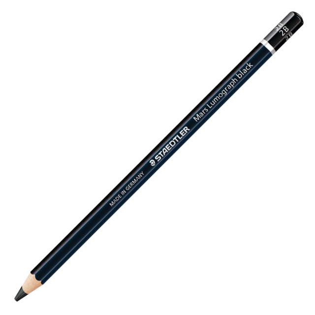 Mars Lumograph Black 2B in the group Art Supplies / Crayons & Graphite / Graphite & Pencils at Pen Store (110874)
