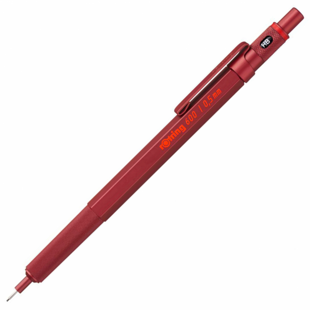 600 Mechanical Pencil 0.5 Red