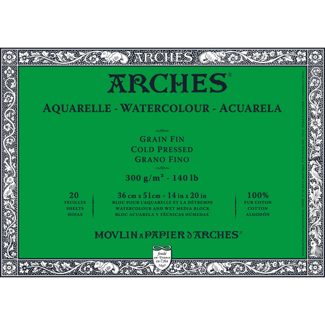 Watercolor block CP 300g 36x51cm