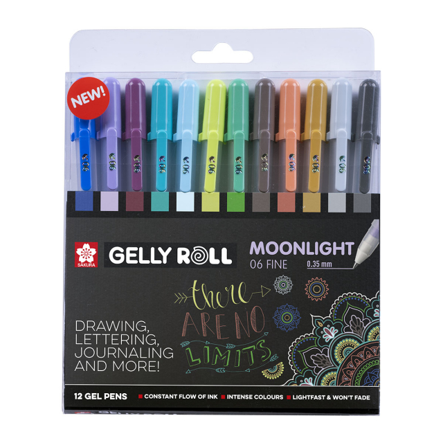 Unique Collection 12-pack Gelly Rolls Moonlight Univer