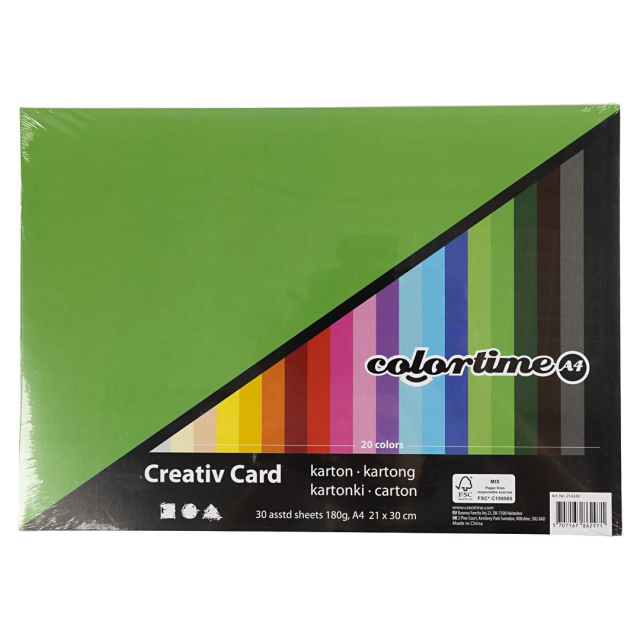 Colored paper basic A4 180 g