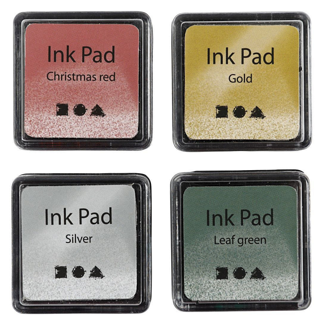 Ink Pad 4-pack Metallic
